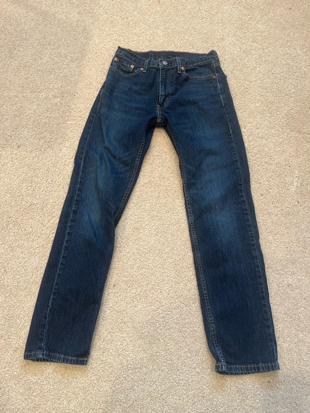 Levi’s 505 Men's Dark Blue Straight-Leg Jeans